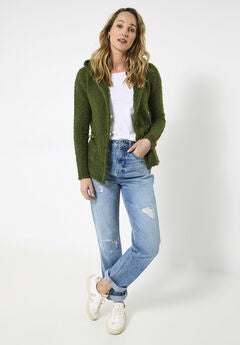 Hooded Sweater Jacket