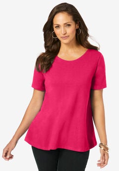 Plus Size Cotton Tops