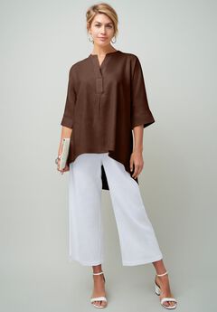 Hi-Low Linen Tunic