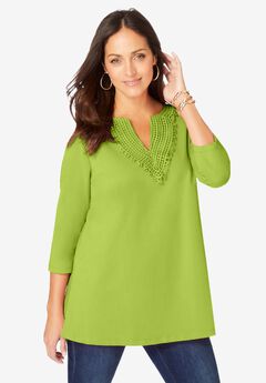 Plus Size Crochet Tunics