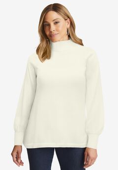 Ruffle Neck Pullover