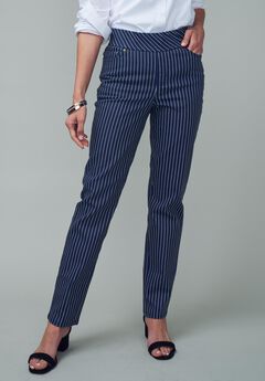 Comfort Waist Stretch Denim Straight Leg Jean