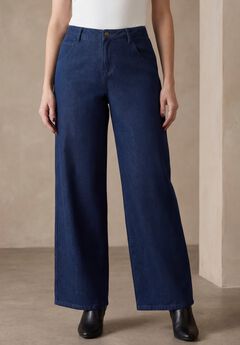 Classic Denim Wide Leg Jean