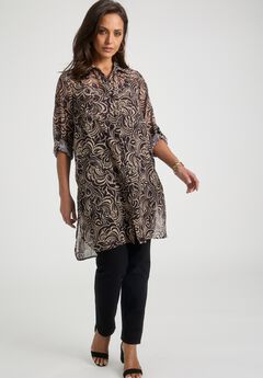 Sheer Georgette Mega Tunic