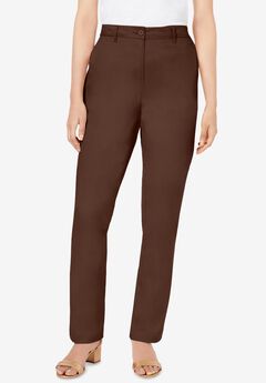 Plus Size Brown Dress Pants