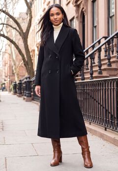 Plus Size Maxi Coat