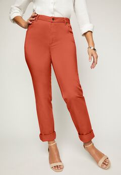 Classic Cotton Denim Straight-Leg Jean