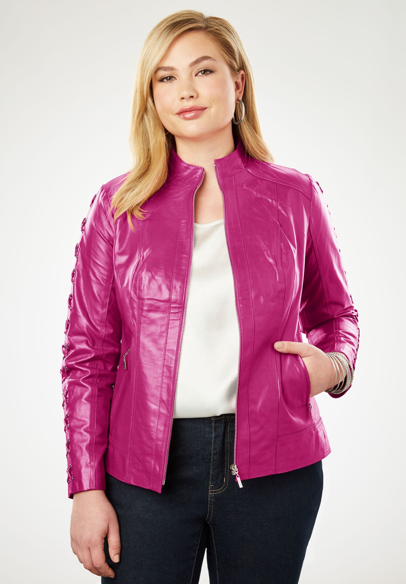 roamans leather coats