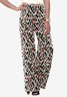 Everyday Wide Leg Pant, BLACK GEO, hi-res image number null