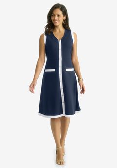 Sleeveless Crepe Dress