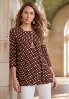 Stretch Knit Swing Tunic