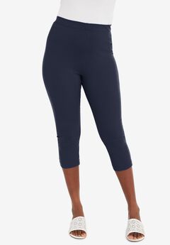 Plus Size Navy Blue Leggings
