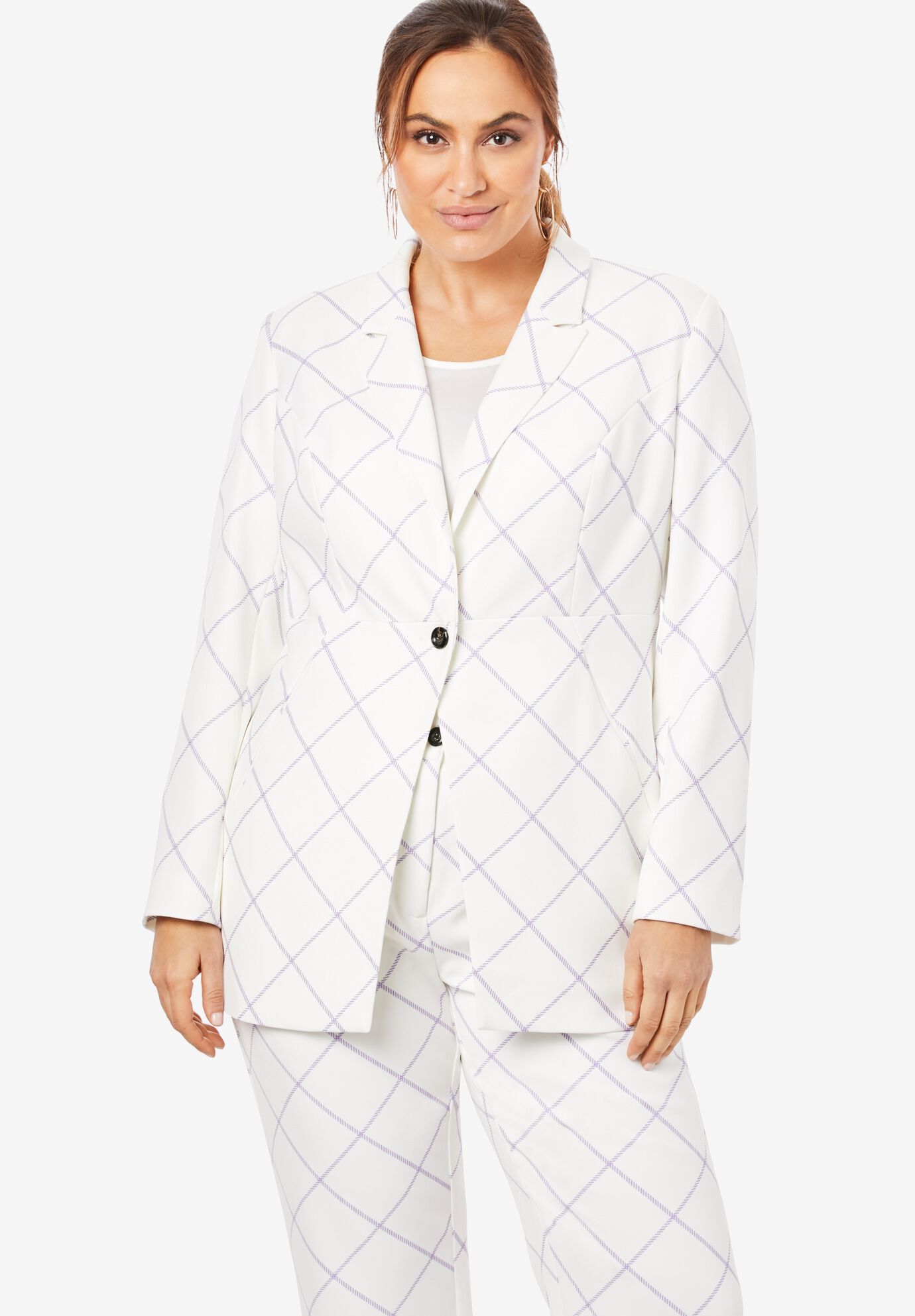plus size full length wool coat
