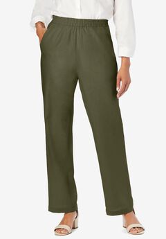 Plus Size Green Pants For Women
