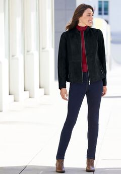 Plus Size Suede Coats