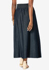 Chambray Maxi Skirt, , on-hover image number null
