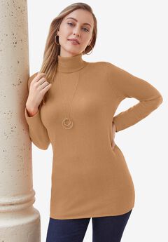 Cotton Cashmere Turtleneck