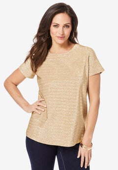 Metallic Tee