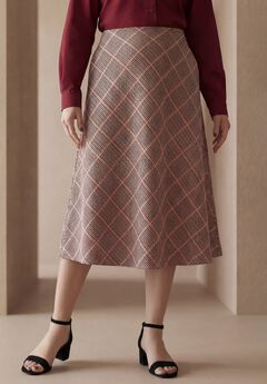 Bi-Stretch Swing Skirt