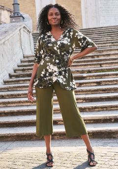 Asymmetrical Twist Neck Tunic