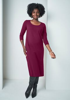 Stretch Cotton T-Shirt Dress