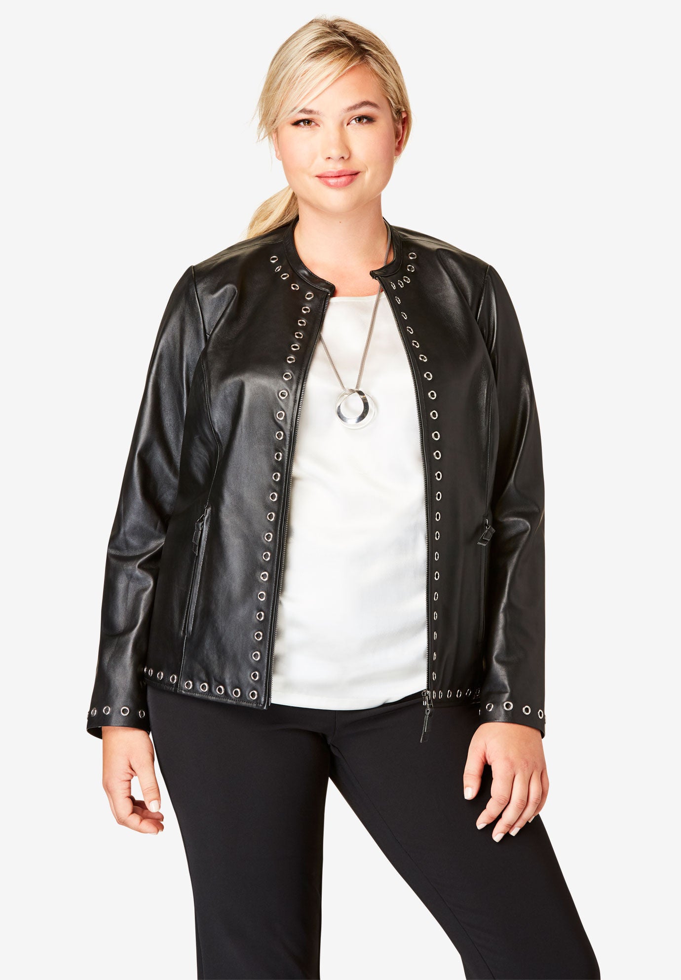 roamans leather coats