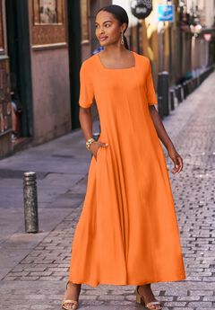 Square Neck Maxi Dress
