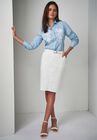 True Fit Denim Short Skirt, , alternate image number null