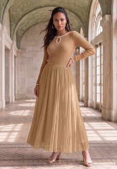 Plus Size Work Maxi Skirts