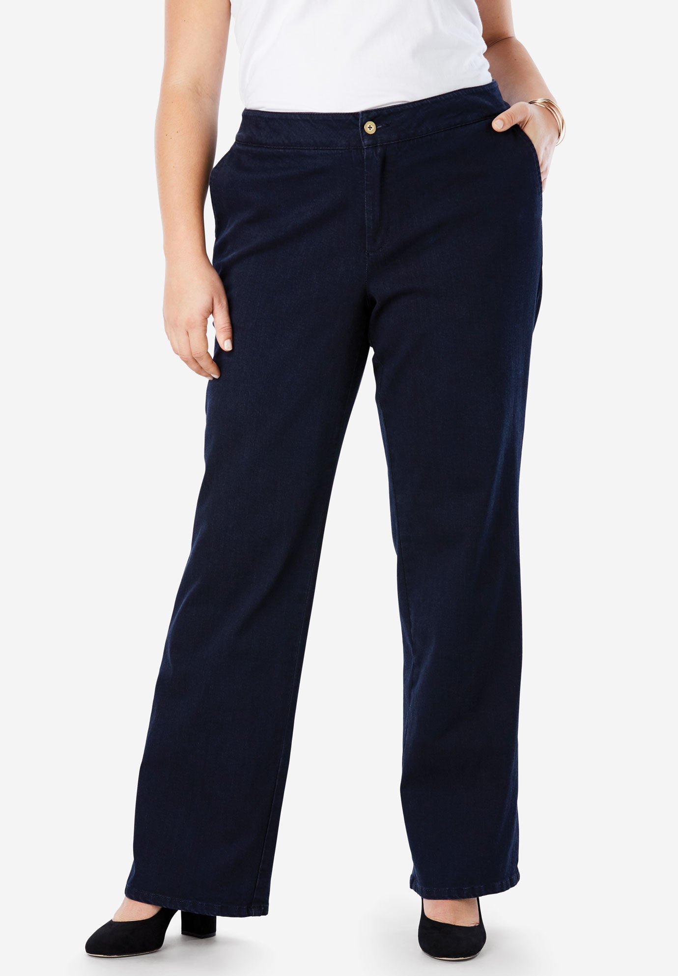 Refined Denim Trouser, , alternate image number 3