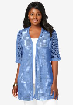 Crochet Long Cardigan
