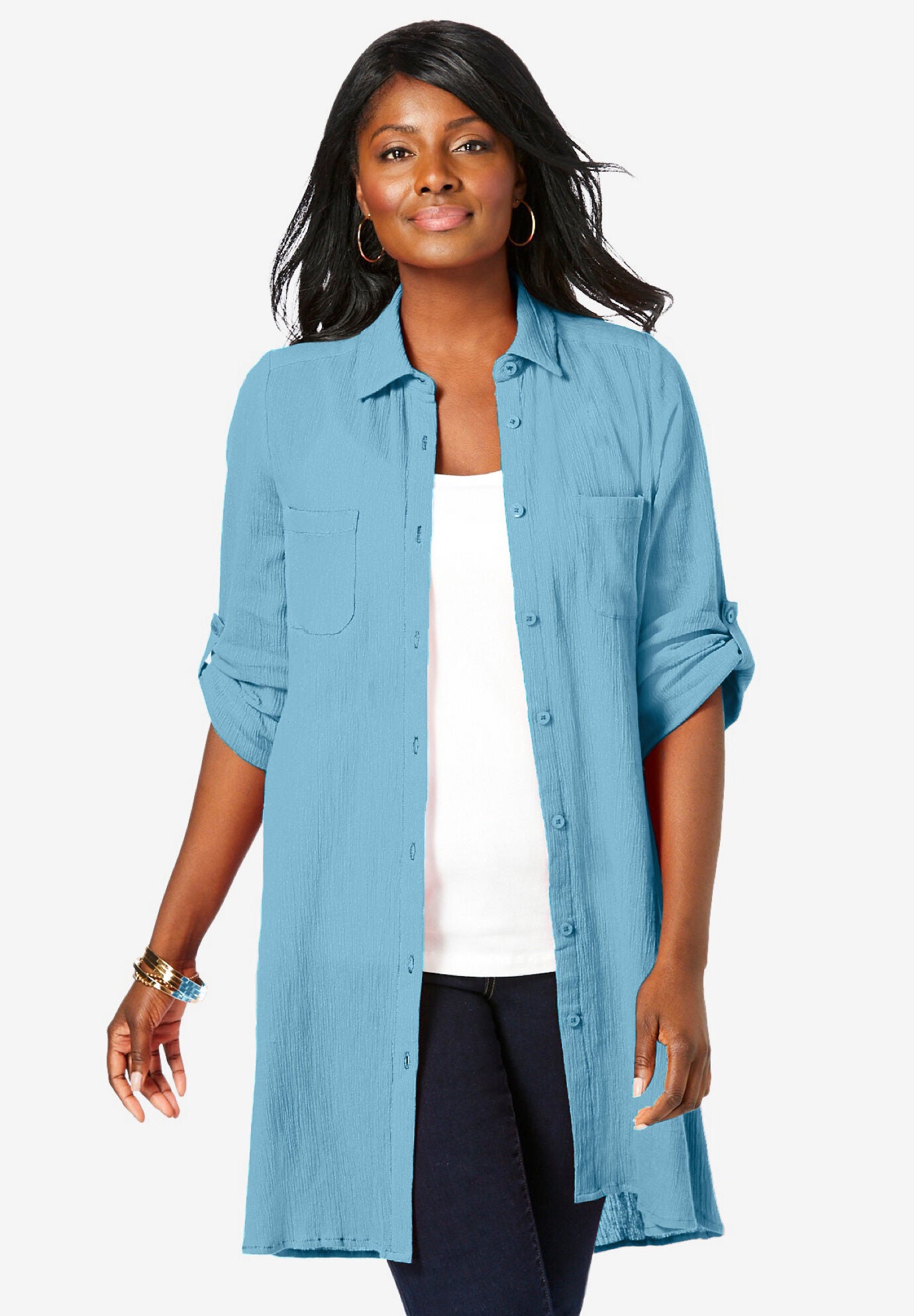 Gauze Mega Tunic | Roaman's