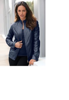 Plus Size Trendy Leather Jackets