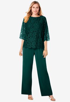Popover Lace Jumpsuit