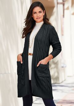 Cable Duster Sweater