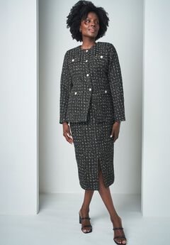 Tweed Skirt Suit