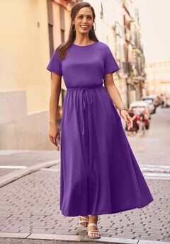 Drawstring Maxi Dress