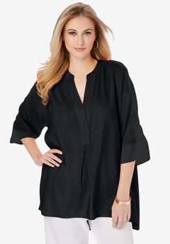 Hi-Low Linen Tunic