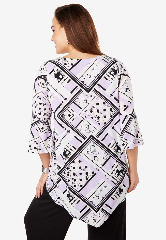Handkerchief Hem Tunic, , on-hover image number null