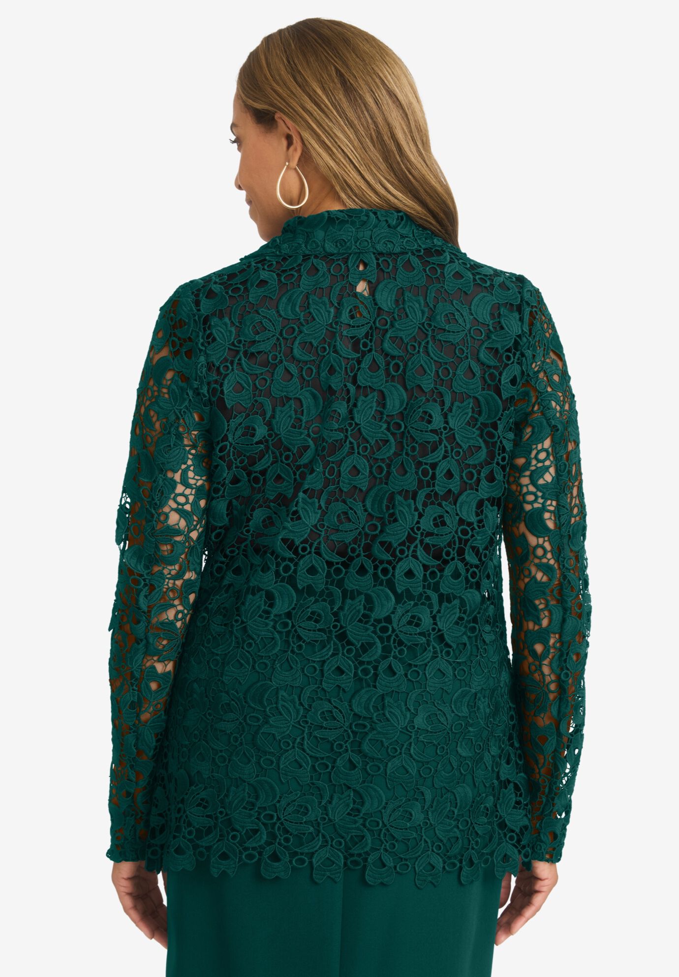Lace Detail Blazer main image 0