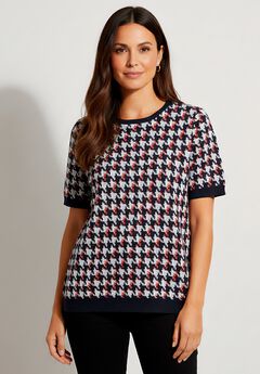 Fine Gauge Crewneck Knit Shell