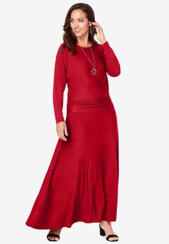 2-Piece Dolman Sleeve Skirt Set