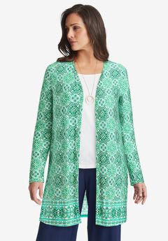 Everyday Stretch Knit Open Front Cardigan