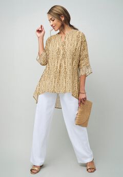 Hi-Low Linen Tunic