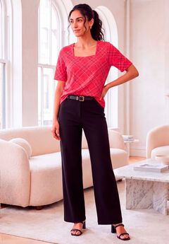 Elbow Length Plus Size Tees
