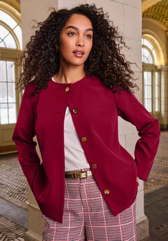 Plus Size Stretch Blazers