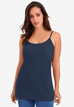 Plus Size Navy Tanks