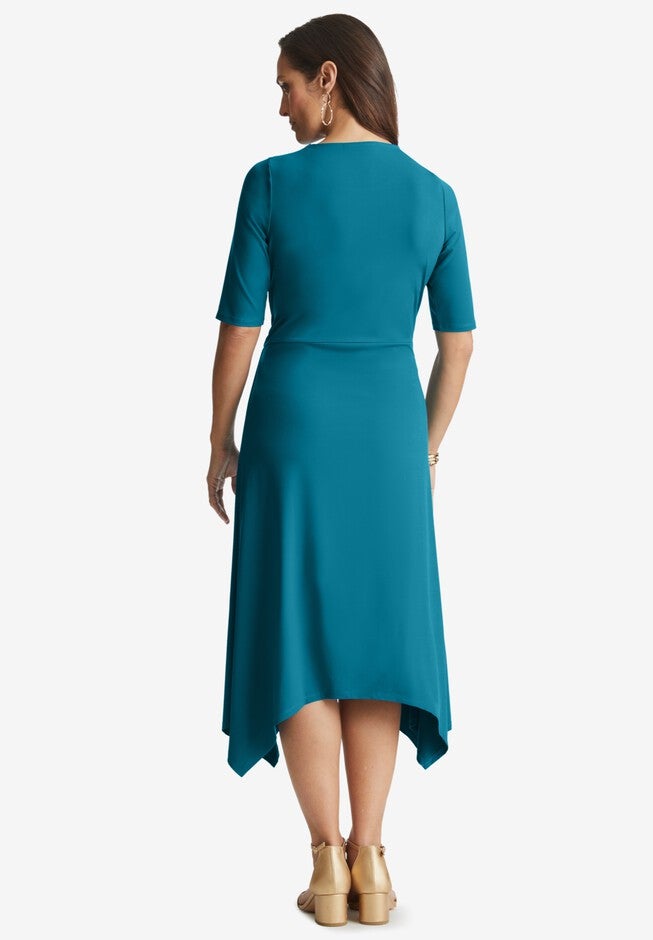 Tie Waist Midi Dress, , on-hover image number null