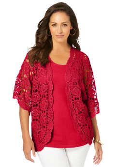 Plus Size Crochet Tops for Women