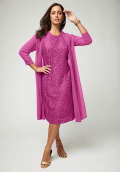 Plus Size Cocktail Dresses With Jackets